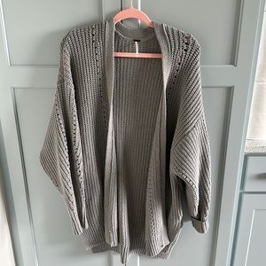 Free People Nightingale Cardi - gray (silver gleam)